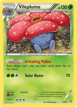 Vileplume 003/98 XY Ancient Origins - Rare