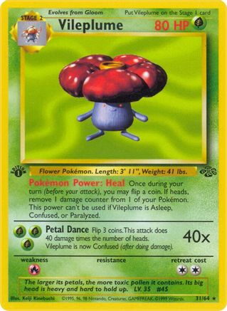 Vileplume (31) 031 - Unlimited Jungle - Rare