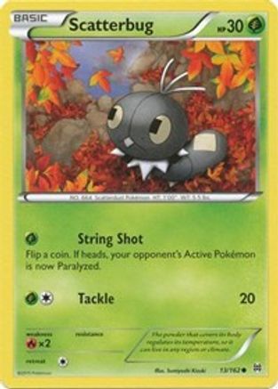 Scatterbug 013 - Reverse Holofoil XY BREAKthrough - Common