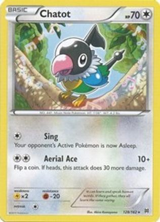 Chatot 128 XY BREAKthrough - Rare