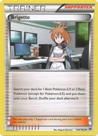 Brigette 134/162 - Reverse Holofoil XY BREAKthrough - Uncommon