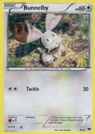 Bunnelby 010/12 - Holofoil McDonalds Promos 2014 - Promo