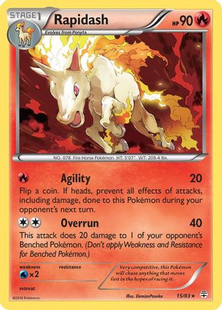 Rapidash 015/83 Generations - Rare