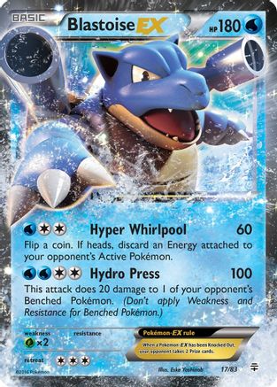Blastoise EX 017/83 - Holofoil Generations - Ultra Rare