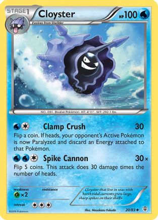 Cloyster 020/83 Generations - Uncommon
