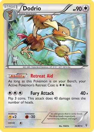 Dodrio 056/83 - Reverse Holofoil Generations - Rare