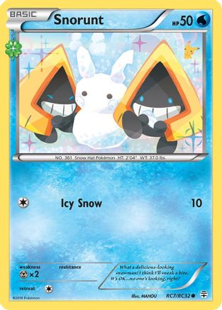 Snorunt RC7/RC32 Generations Radiant Collection - Common