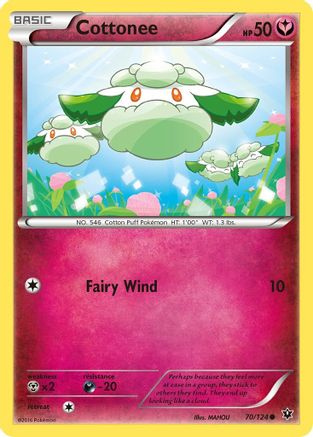 Cottonee 070/124 XY Fates Collide - Common