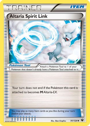 Altaria Spirit Link 091/124 - Reverse Holofoil XY Fates Collide - Uncommon