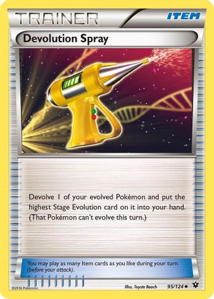 Devolution Spray 095/124 - Reverse Holofoil XY Fates Collide - Uncommon