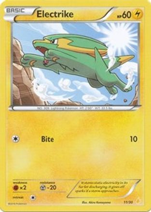 Electrike (11) 011 XY Trainer Kit Pikachu Libre & Suicune - Common