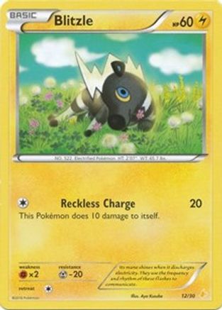 Blitzle (12) 012 XY Trainer Kit Pikachu Libre & Suicune - Common