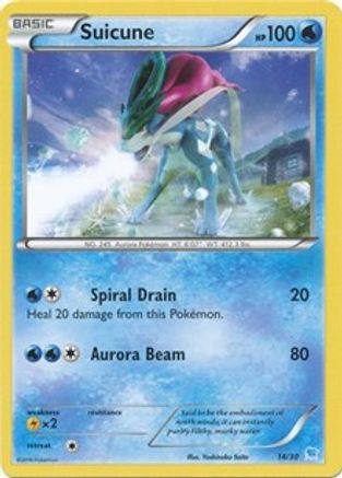 Suicune (14 014 XY Trainer Kit Pikachu Libre & Suicune - Common