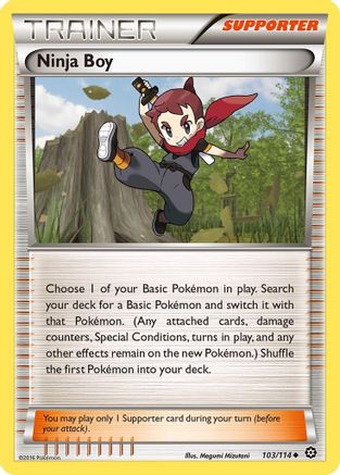Ninja Boy 103/114 XY Steam Siege - Uncommon