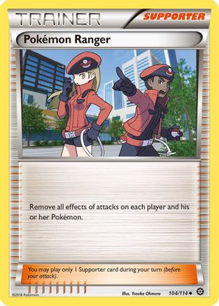Pokemon Ranger 104/114 XY Steam Siege - Uncommon