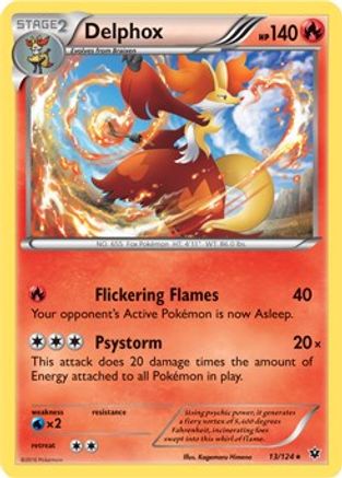 Delphox 013/124 Deck Exclusives - Rare
