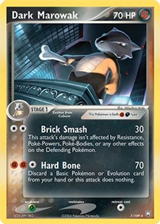 Dark Marowak 007/109 Deck Exclusives - Rare