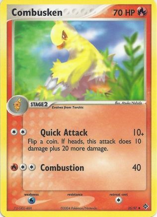 Combusken 025 EX Battle Stadium - Uncommon