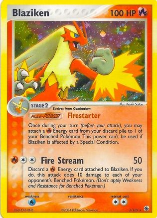 Blaziken (Holo) 003 - Holofoil EX Battle Stadium - Holo Rare