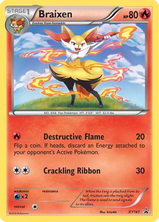 Braixen XY161 - Holofoil XY Promos - Promo
