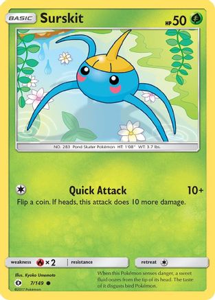 Surskit 007/149 SM Base Set - Common