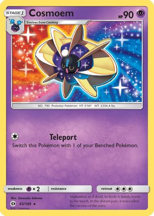 Cosmoem 065/149 - Reverse Holofoil SM Base Set - Rare