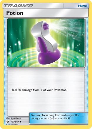 Potion 127/149 - Reverse Holofoil SM Base Set - Uncommon
