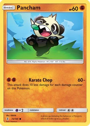 Pancham 072/145 SM Guardians Rising - Common