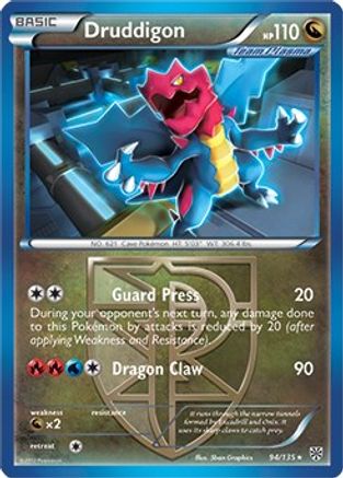 Druddigon 094/135 - Holofoil Deck Exclusives - Holo Rare