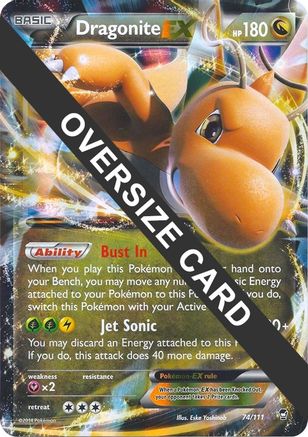 Dragonite EX 074/111 - Holofoil Jumbo Cards - Promo