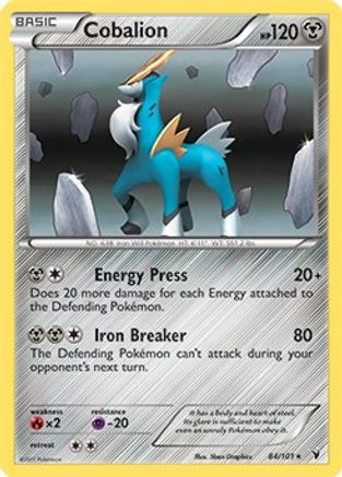 Cobalion 084/101 Deck Exclusives - Rare
