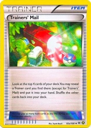 Trainers' Mail 92a/108 - Holofoil Alternate Art Promos - Promo