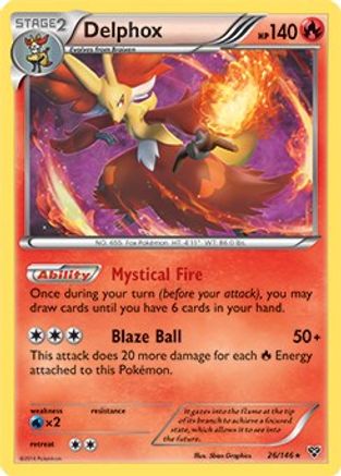 Delphox 026/146 Deck Exclusives - Rare