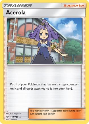 Acerola 112/147 SM Burning Shadows - Uncommon