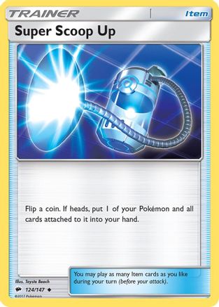 Super Scoop Up 124/147 SM Burning Shadows - Uncommon