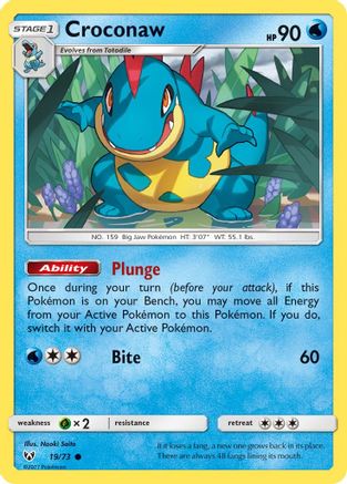Croconaw 019/73 Shining Legends - Common