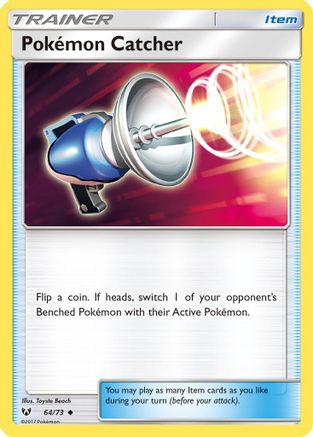 Pokemon Catcher 064/73 Shining Legends - Uncommon