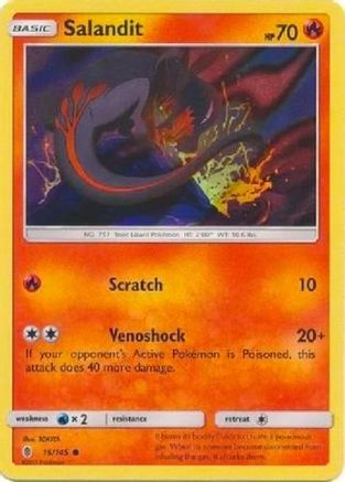 Salandit 015/145 - Holofoil League & Championship Cards - Promo