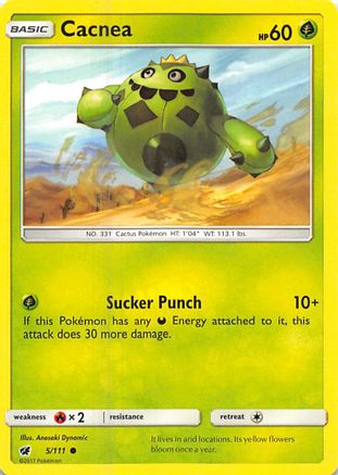 Cacnea 005/111 SM Crimson Invasion - Common