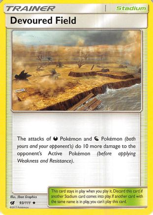 Devoured Field 093/111 SM Crimson Invasion - Uncommon