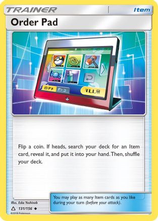 Order Pad 131/156 - Reverse Holofoil SM Ultra Prism - Uncommon