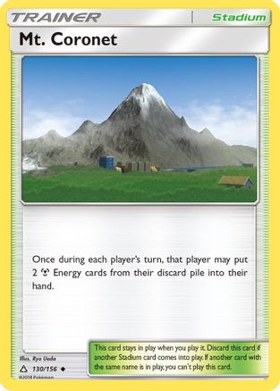 Mt. Coronet 130/156 - Reverse Holofoil SM Ultra Prism - Uncommon