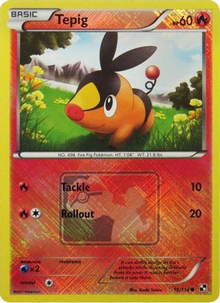 Tepig 015/114 - Reverse Holofoil League & Championship Cards - Promo