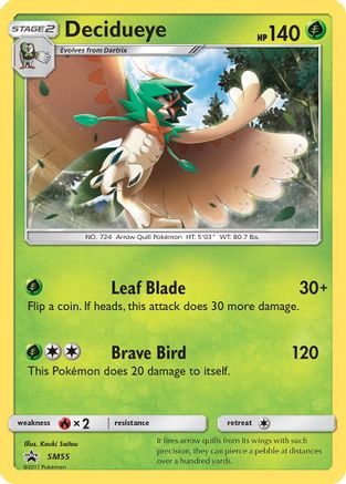 Decidueye SM55 - Holofoil SM Promos - Promo