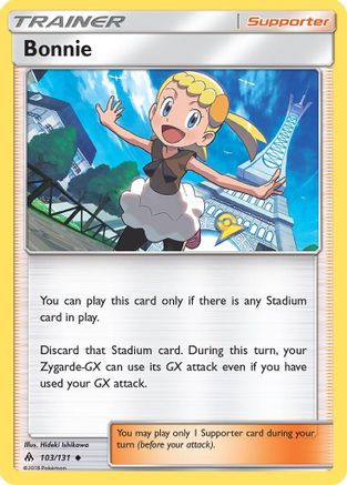 Bonnie 103 - Reverse Holofoil SM Forbidden Light - Uncommon
