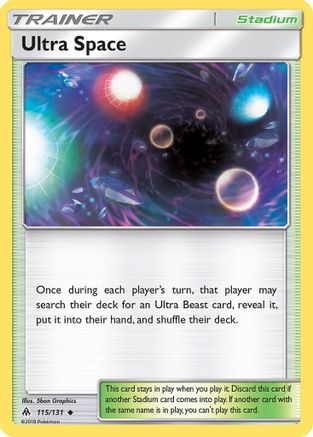 Ultra Space 115/131 - Reverse Holofoil SM Forbidden Light - Uncommon