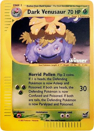 Dark Venusaur 007 Best of Promos - Promo