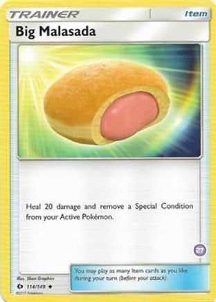 Big Malasada (27) 114 SM Trainer Kit Alolan Sandslash & Alolan Ninetales - Uncommon
