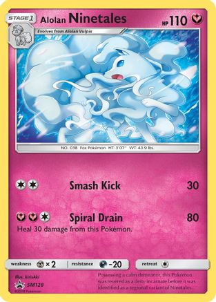 Alolan Ninetales SM128 - Holofoil SM Promos - Promo
