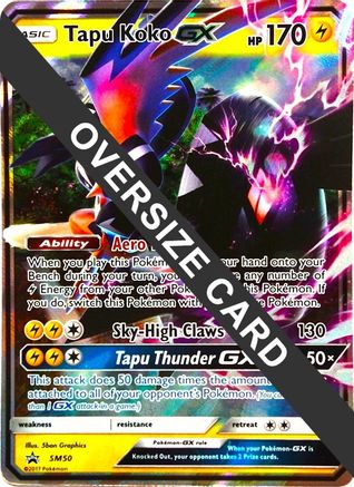 Tapu Koko GX SM50 - Holofoil Jumbo Cards - Promo